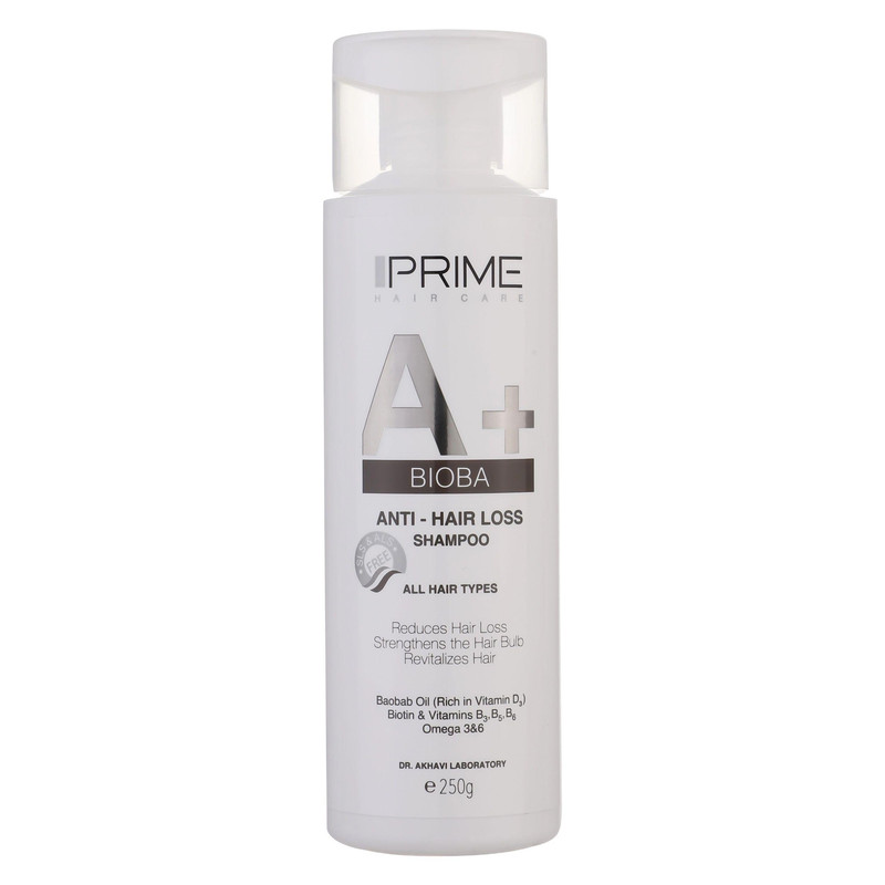 شامپو ضد ریزش و تقویت‌کننده پریم مخصوص انواع مو