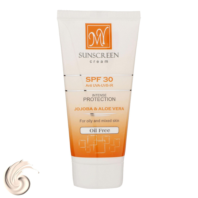 کرم ضد آفتاب بی‌رنگ مای، SPF 30، مدل Intense Protection، مناسب پوست مختلط و چرب