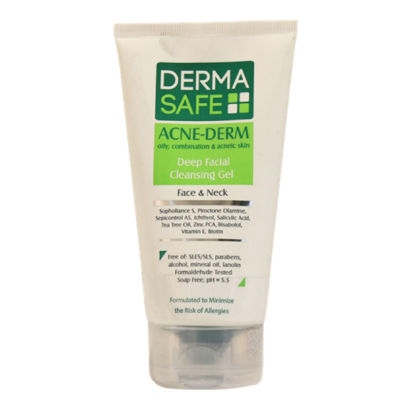 ژل شوینده درماسیف، سازگار با پوست‌های چرب