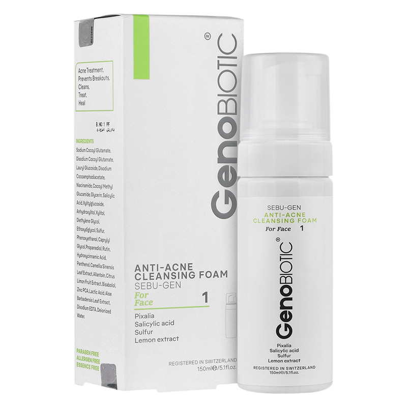 فوم شست‌وشوی صورت ژنوبایوتیک