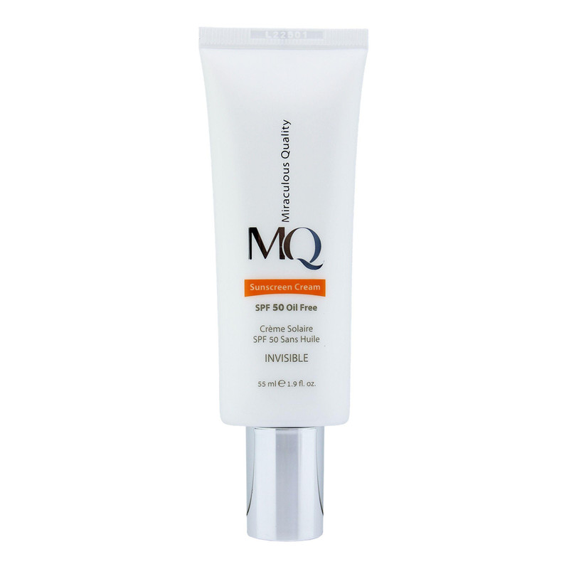 کرم ضد آفتاب بی‌رنگ ام‌کیو، SPF 50، مدل INVISIBLE