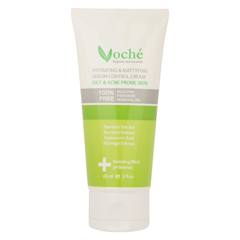 کرم آبرسان صورت وچه مدل Bamboo مخصوص پوست چرب و آکنه‌دار